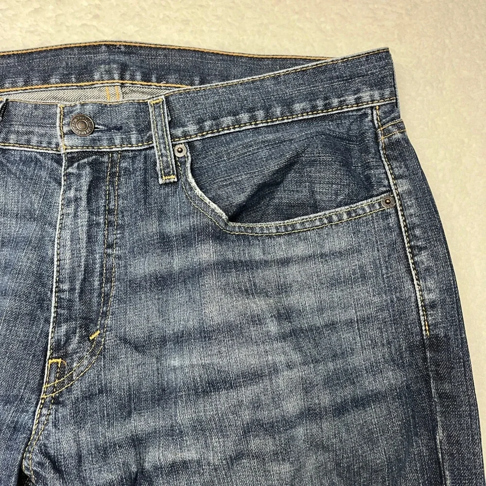 Levis 559 Relaxed‎ Straight Leg Jeans Mens W34 L30 Dark Wash Blue Denim